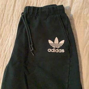 Adidas Dark Green Sweat Shorts